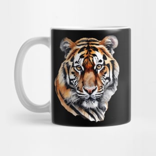 Abstract Water Color Painting of a Siberian Tiger Mug